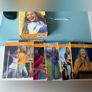 American Girl Julie 1974 Book Set of 6